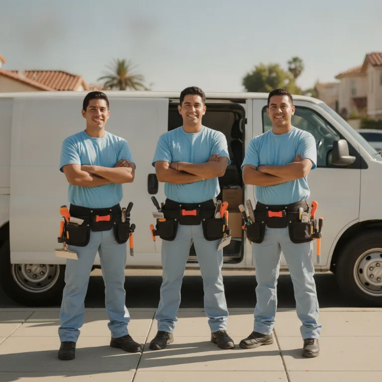 Ladrilhador equipe em Samambaia